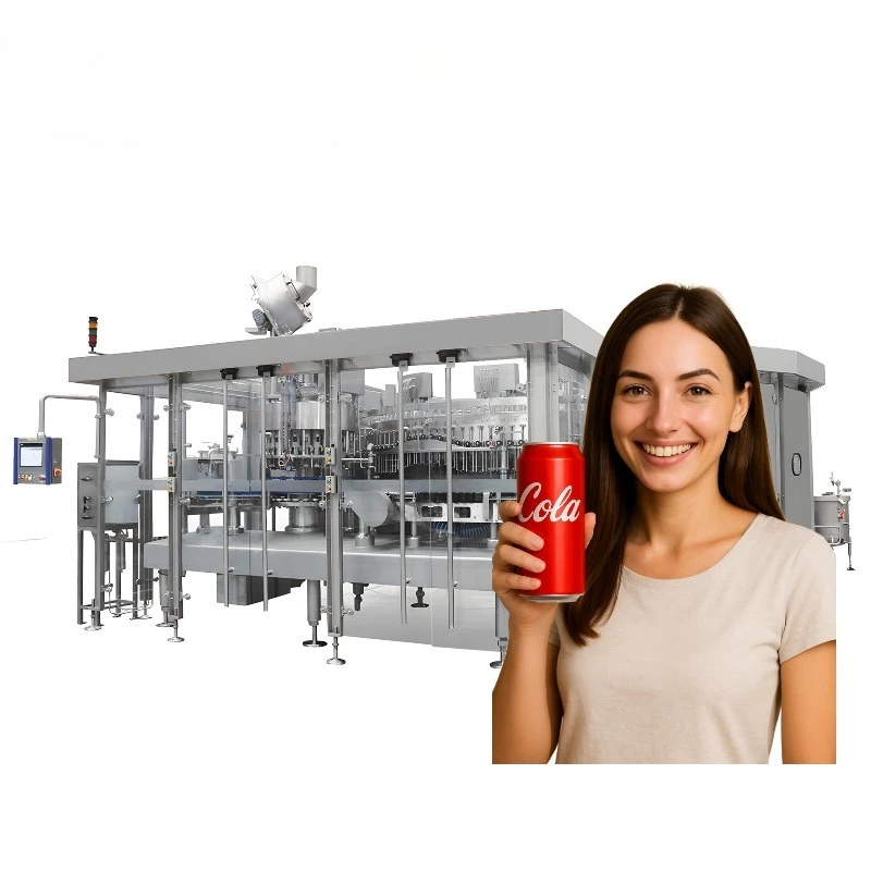 Energy Efficient Can Filling Machine for Energy Drinks Beer Soda Fully Automatic Canning Production Line