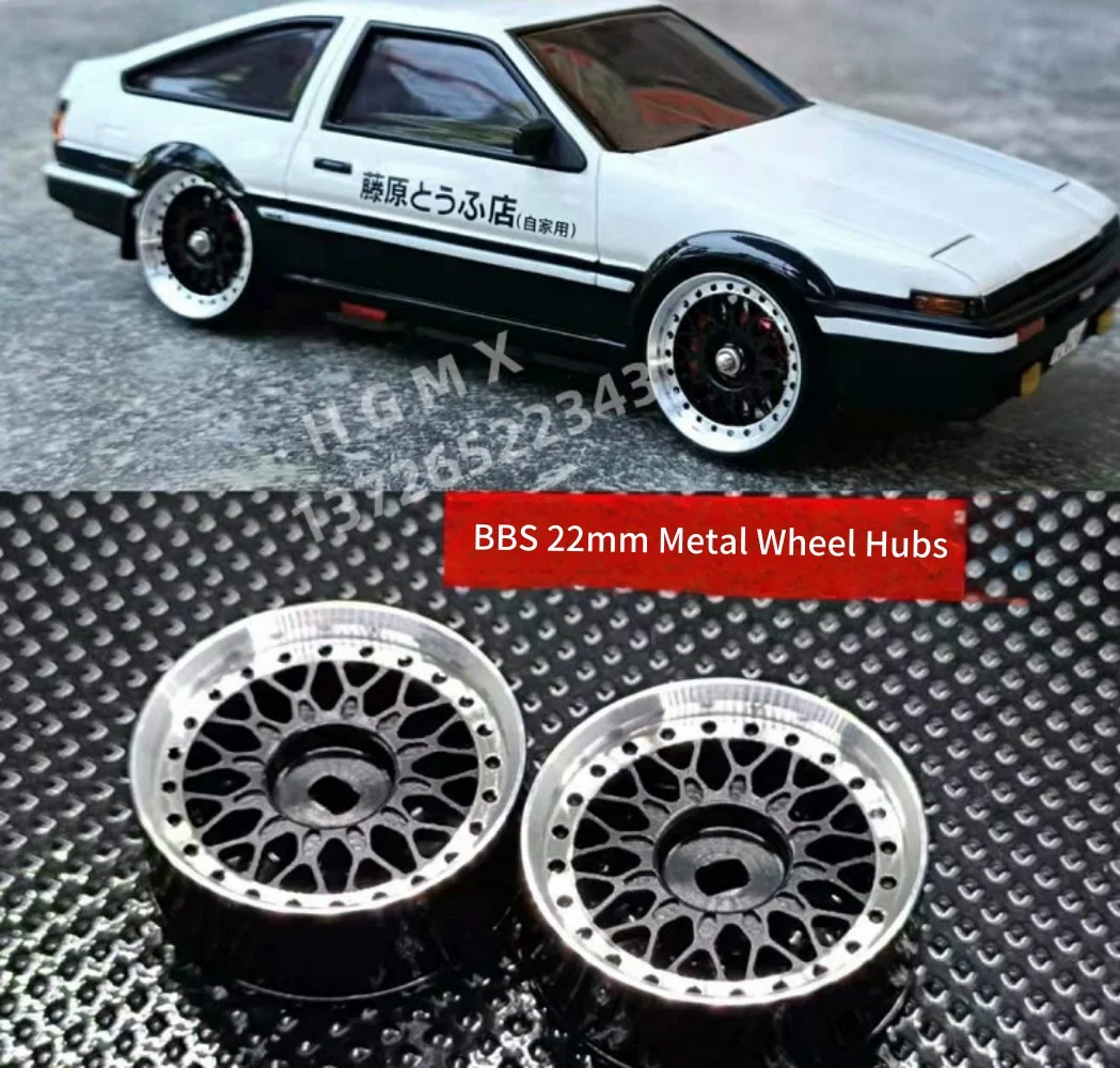 

FATJAY 22mm BBS Metal Wheel Hubs Fit MINI Q/HGD1/MINI D/MINI Z/XRX WLtoys Mini Cars
