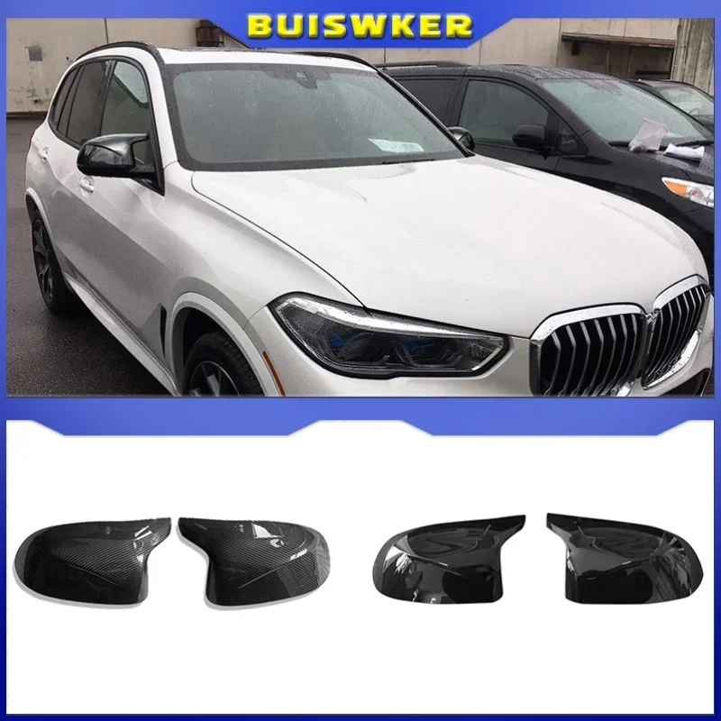 

Car Side Door Rearview Side Mirror Cover Cap M style For BMW F15 X5 F16 X6 F25 X3 F26 X4 2014 2015 2016 2017 2018 Parts styling