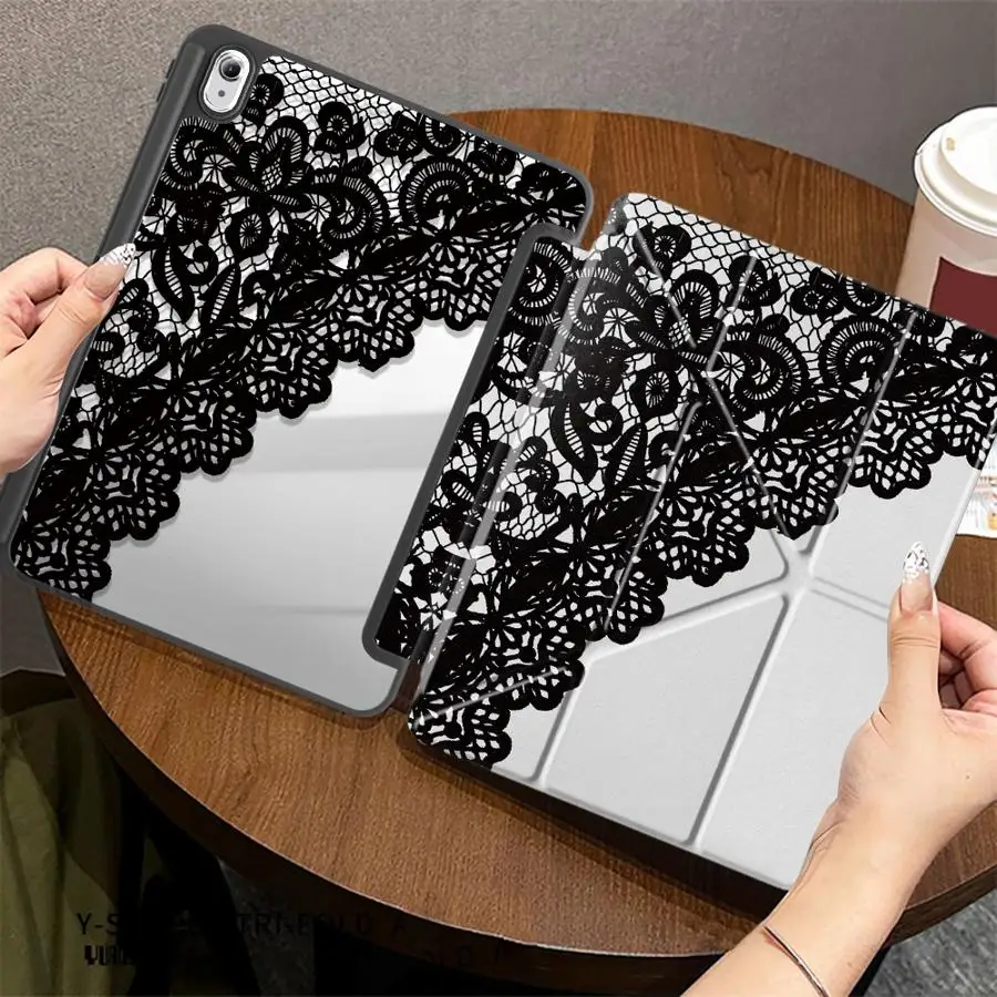 With Pen Slot Cover Tablet Case For Samsung For Galaxy Tab S10 A11 Plus S7 FE S8 S7+ S8+ 12.4 inch S6 Lite 10.4 inch A8 2022 S9