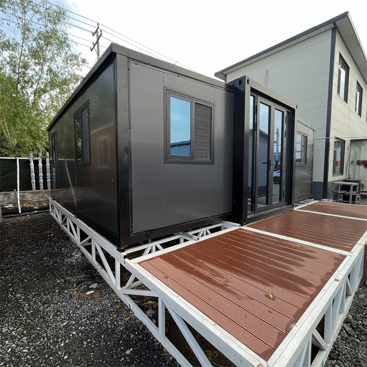 Customized Luxury Living Prefabricated House Expandable Container House With Cheaper Price Kitchen Bathroom