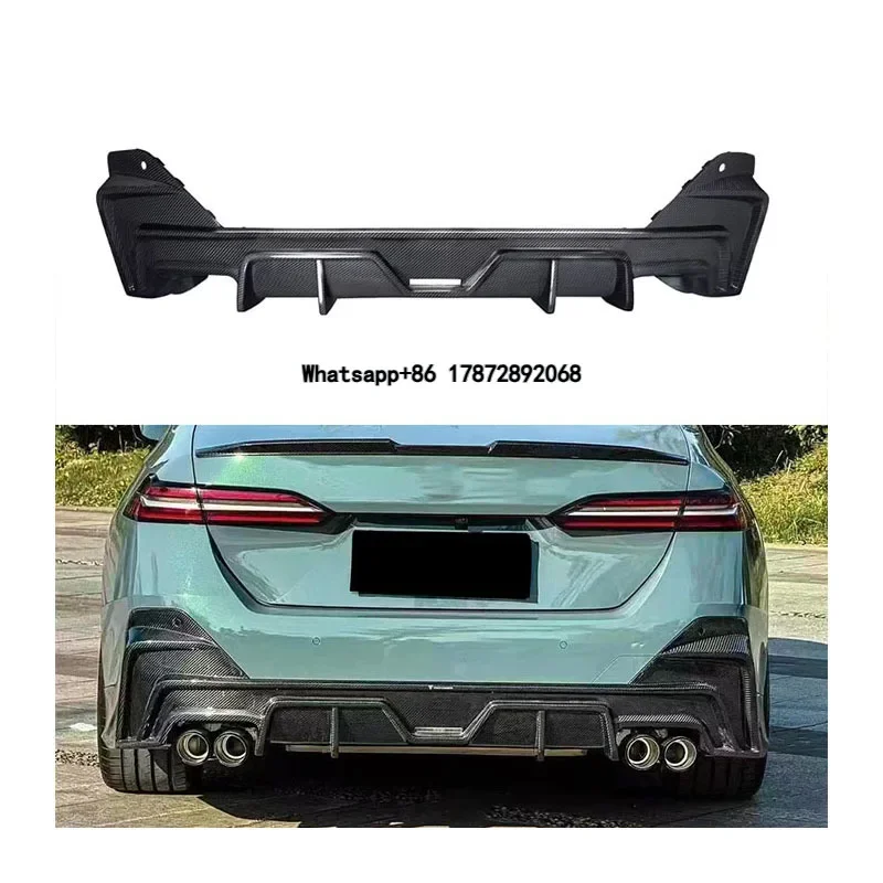 T for 5 Series G60 High-quality Dry Carbon Fiber Rear Bumper Lip Diffuser