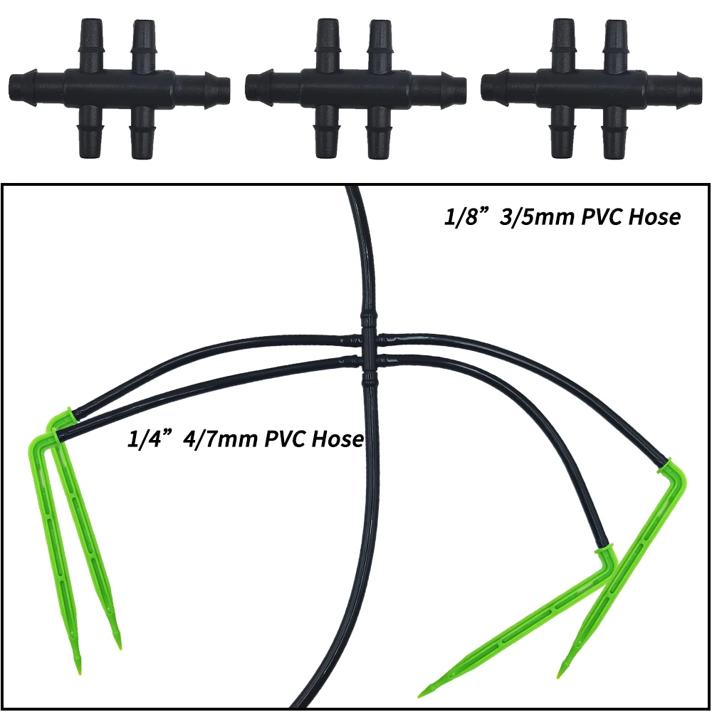 Ogród 4/7mm do 3/5mm wąż automatyczny System nawadniania kropelkowego zestaw do łokcia emiter doniczkowa do domu Bonsai szklarnia