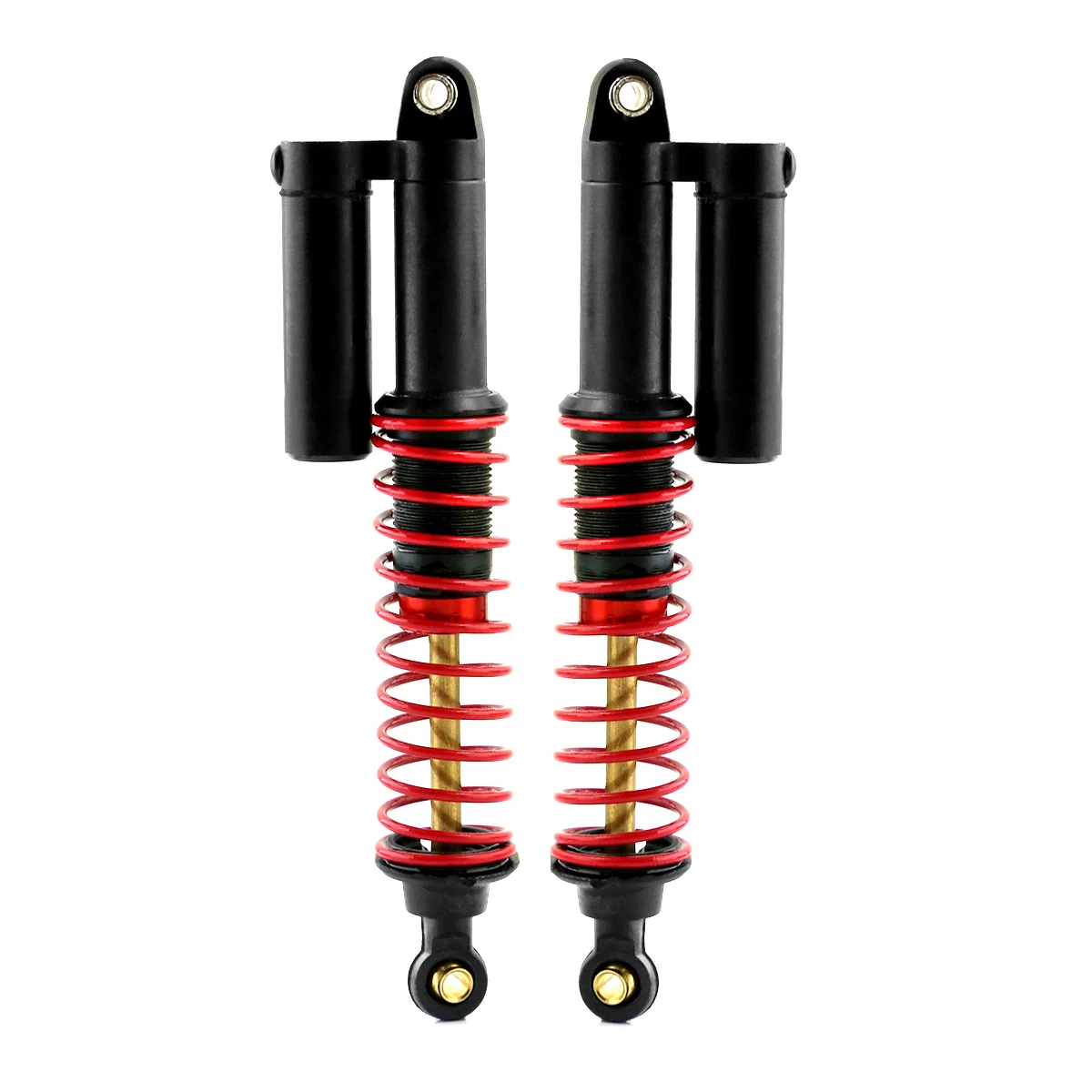 Amortisseur à pression négative en métal, double amortisseur pour pièces de voiture 1/10 RC camion chenille SCX10 TRX-4 D90 R100, 2 pièces