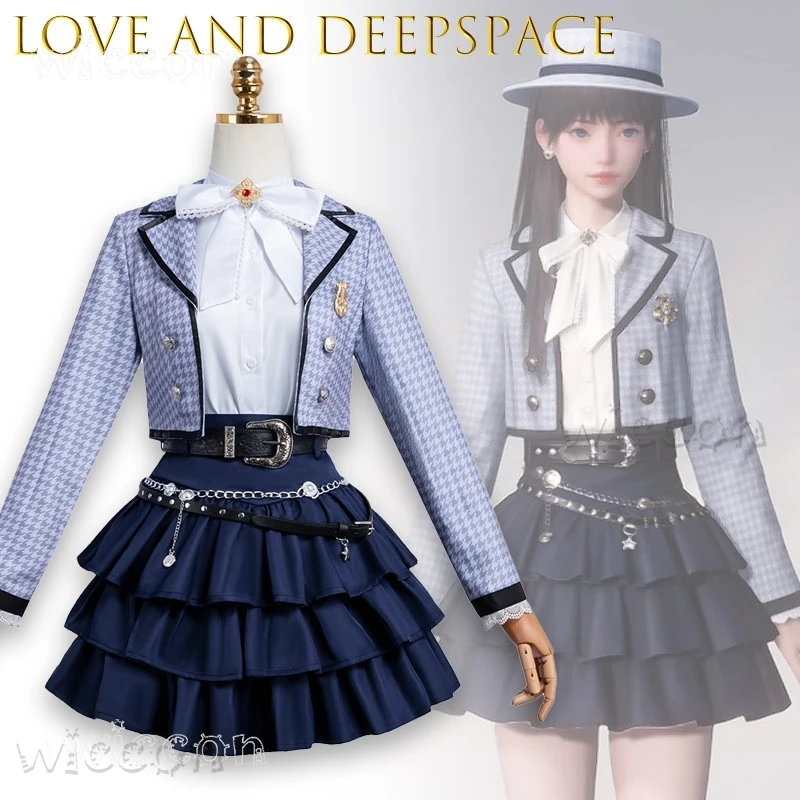 Disfraz de Cosplay de amor y espacio profundo de Navidad, personaje del juego de Anime, traje de juego de rol, minifalda Jirai Kei, disfraz, disfraces sexys