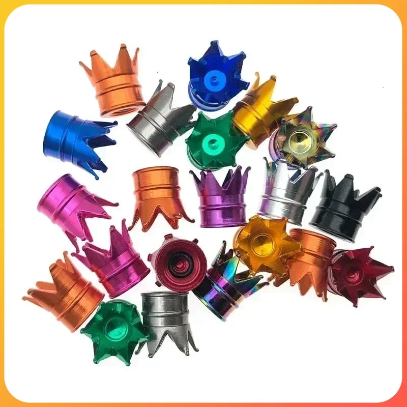4PCS Car Styling Accessories Alloy Aluminum Tire Valve Caps For Car Bike Motorcycle Valve Stem Covers Wheel Air Protection Cap