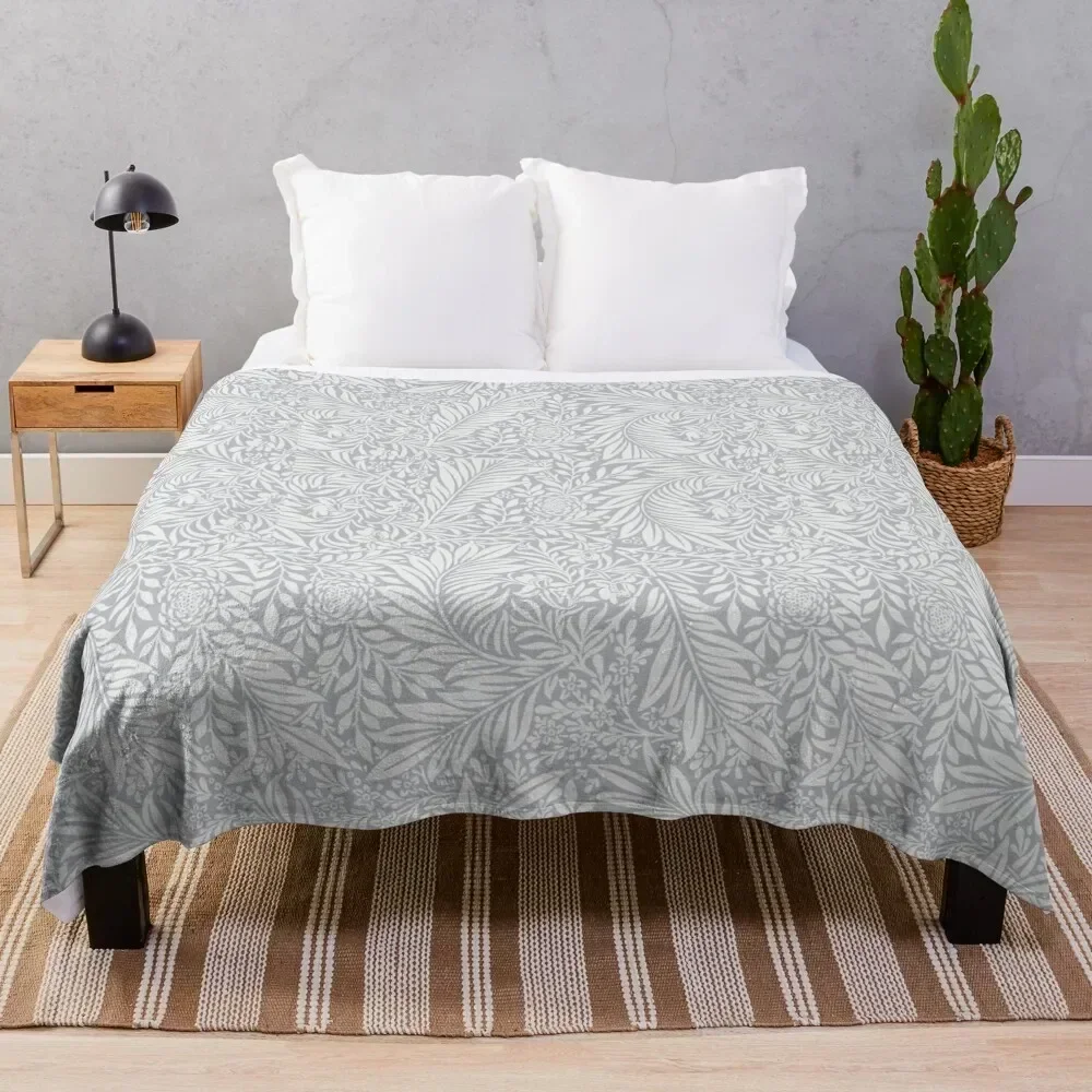 

Larkspur by William Morris Throw Blanket For Sofa Thin Designers Blankets