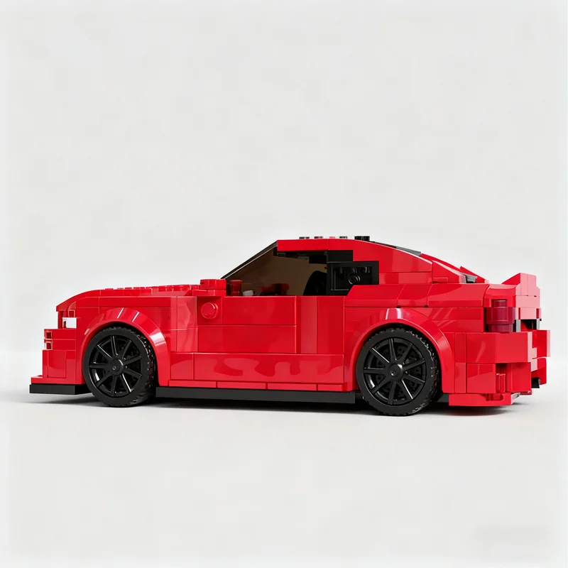 298pcs MOC BMWedd City Champions Super Auto Modelbouw Speelgoed Blokken Architectuur Kerstcadeau DIY Monteren Creatief Idee