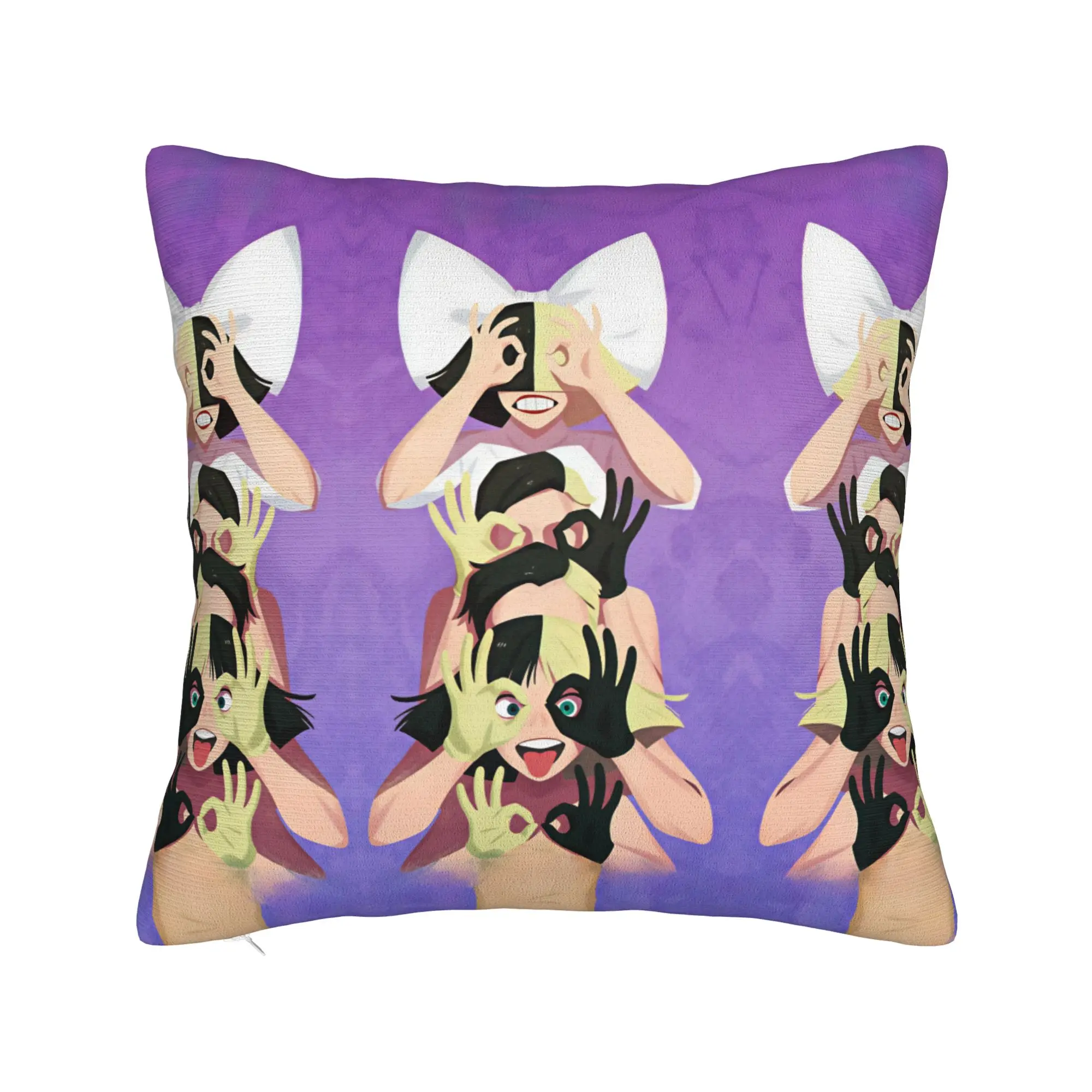 Pillow Cover Sia F-Furler Reasonable  Ranjha  Cute Funny Pillow Case For Sofa Home Decor Pillowcases