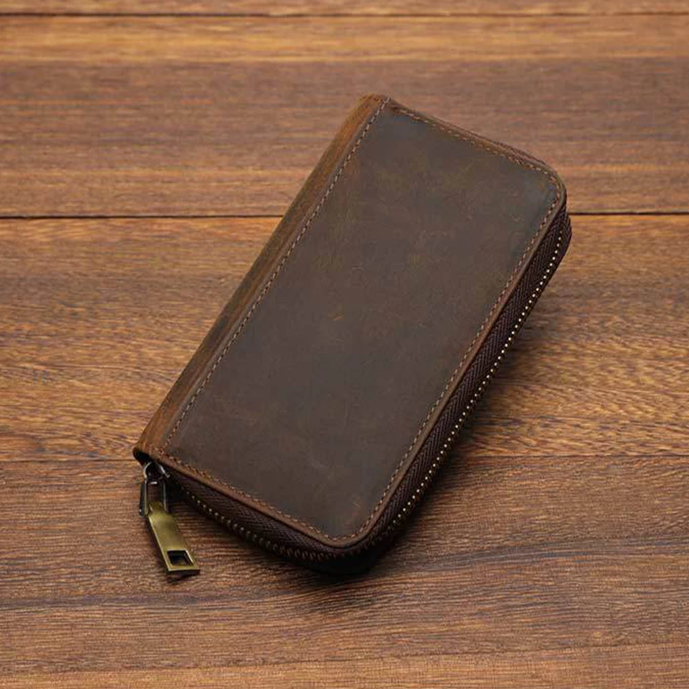 

Travel Watch Case Organizer Portable Zipper Watch Box Durable Wear-Resistant Fabric Compact Size For Men Women Business