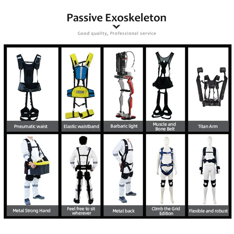 Hydraulic Powered Exoskeleton With Mobile Computing Security & Product That Enables Workers Lift 60kg Heavy Objects