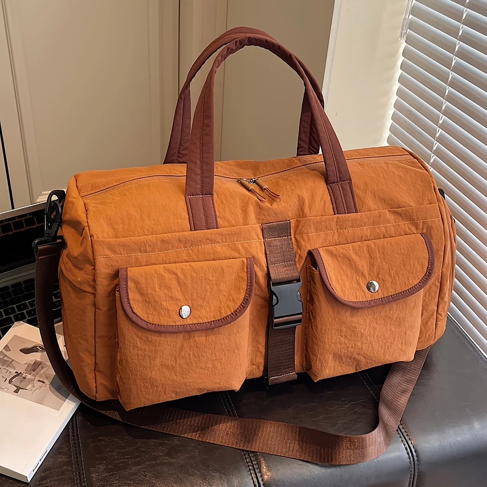 

Спортивная дорожная сумка-дафл с отдельным отделением для обуви, женская сумка для йоги с множеством карманов, сумка для спорта и фитнеса