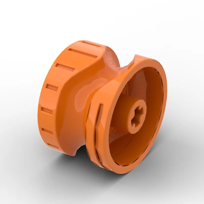 Blocs avec levier de changement de vitesse rainuré, alésage d'arbre, engrenage de transmission 3584 compatible avec la pièce de bricolage P1 MOC, 1 pièce