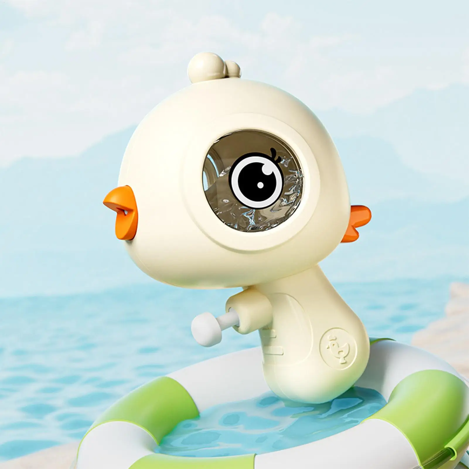 Soaker d'acqua per bambini Cartoon Water Squirter Toy Press Control Attrezzatura di spruzzatura a lungo raggio per piscine di giorni caldi