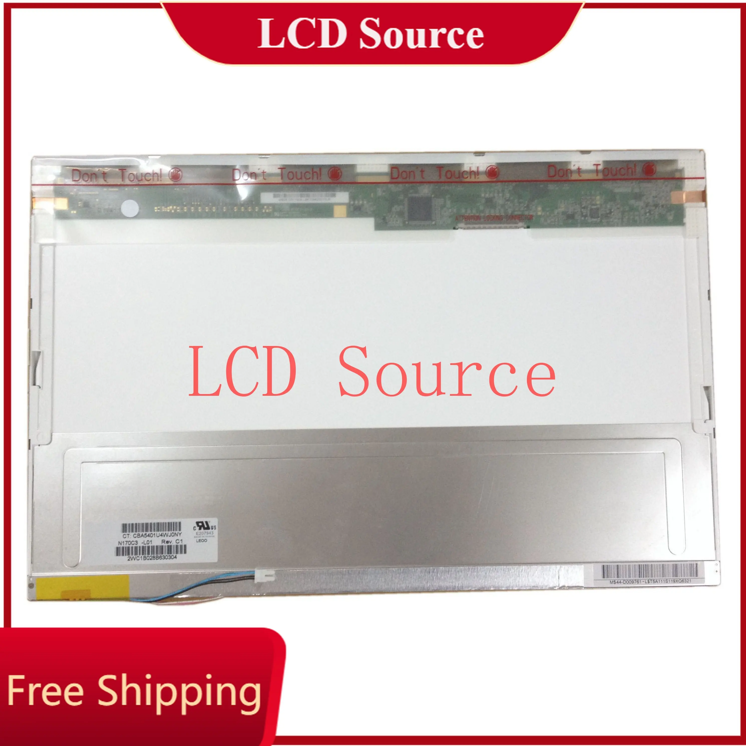 

N170C3-L01 LCD 2 CCFL 30 PIN LCD Display Laptop Screen Panel Rev C1 N170C3 L01 17.0