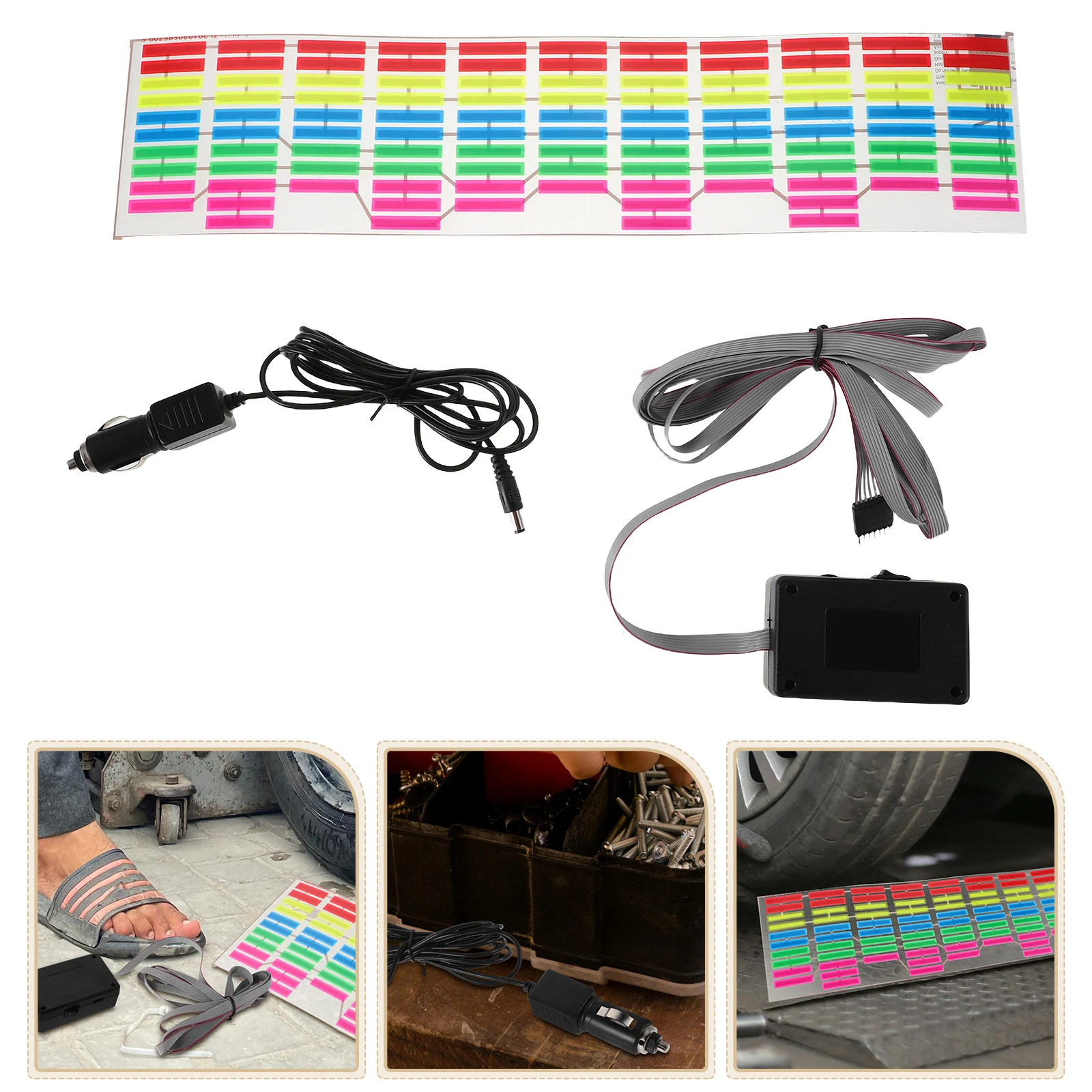 

Music Rhythm Sound Activated Automotive Ambient Lighting Interior Decor Ambient Interior Lighting Sticker