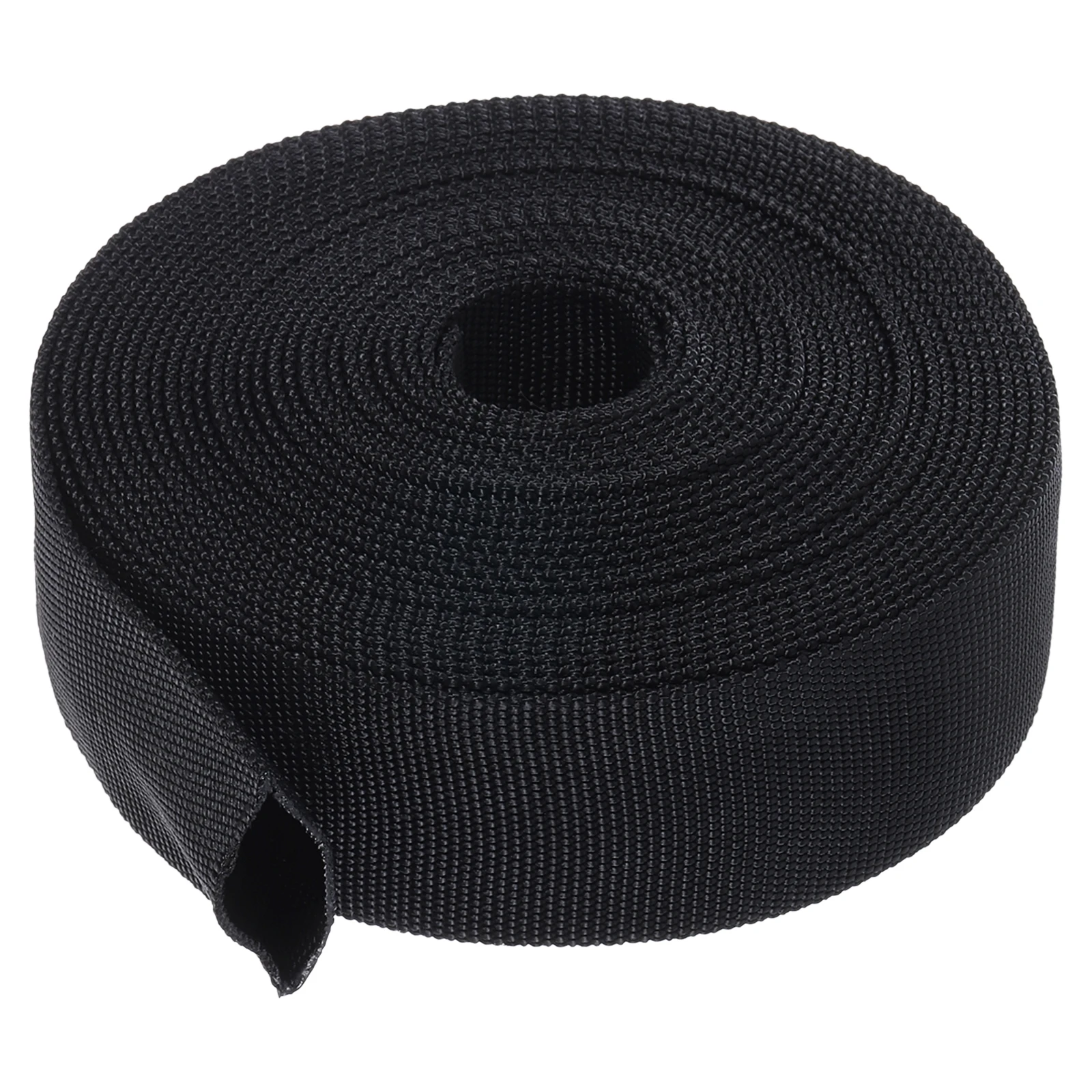 20-200mm Dia 1/7.5m Length Nylon Protective Hose Sleeve Cable Cover Sheath Protection for Welding Tig Torch Hydraulic Hose Black