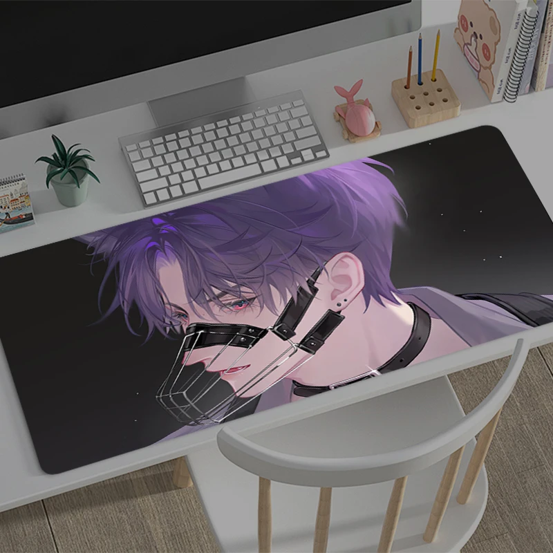 

Large Mouse pad Love and Deepspace Rafayel game player keyboard pad non-slip office study desk mat floor mat PC carpet Mousepad