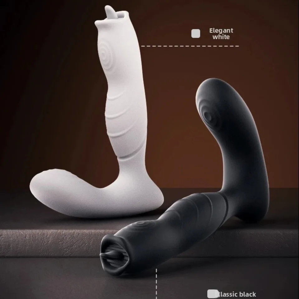 Tongue Licking Prostate Stimulator Male Masturbator Anal Plug G-point Vibrators Finger Massage Butt Plug Sex Toys For Men Gays 4