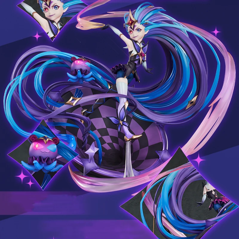 In magazzino genuino originale League of Legends aspetto di Twilight Star Guardian Zoe Action Anime Figure modello da collezione bambole giocattolo