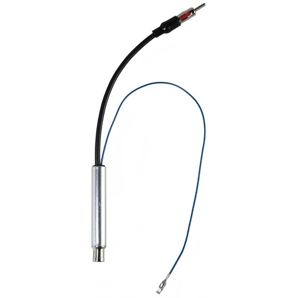

﻿ Amplified Car Radio Antenna Conversion Cable AM FM ISO to DIN Male Aerial Amplifier for VW POLO Jetta Peugeot