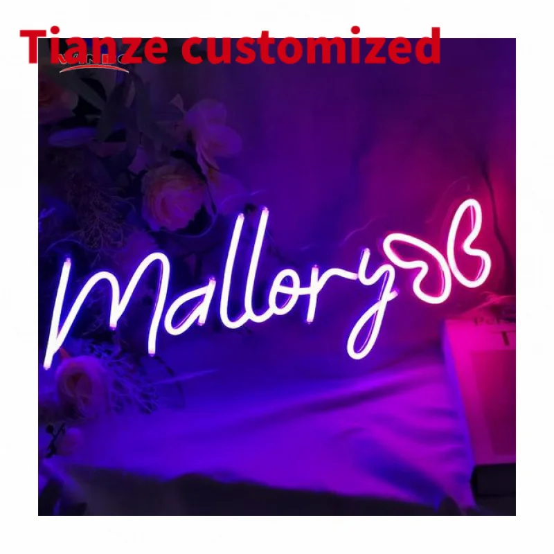 (Customized)design custom logo LED light neon sign custom no MOQ dropshipping custom name neon sign