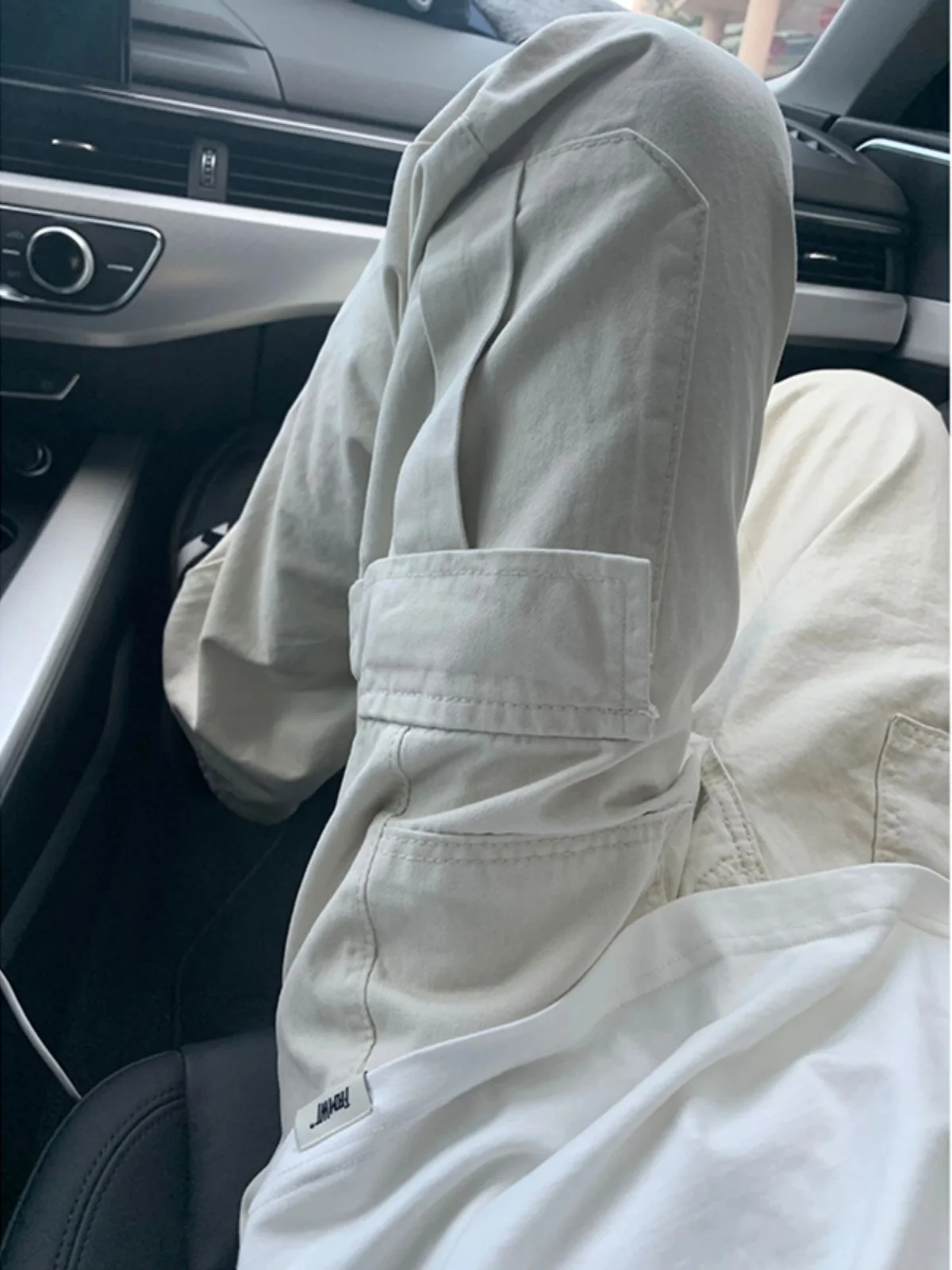 

Мужские брюки прямого кроя цвета хаки для работы, осенне-зимние, новые, повседневные, длинные, модные, в американском стиле, свободного кроя, молодежные