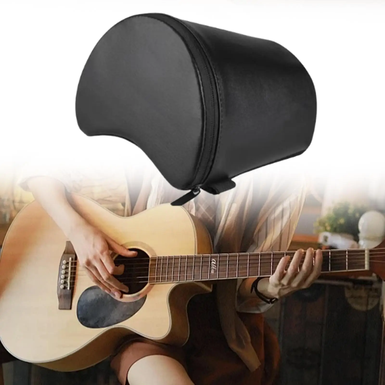 

Guitar Bass Cushion Guitar Support for Leg Portable Unique Maintain Good Posture Comfortable Playing Height for Musician