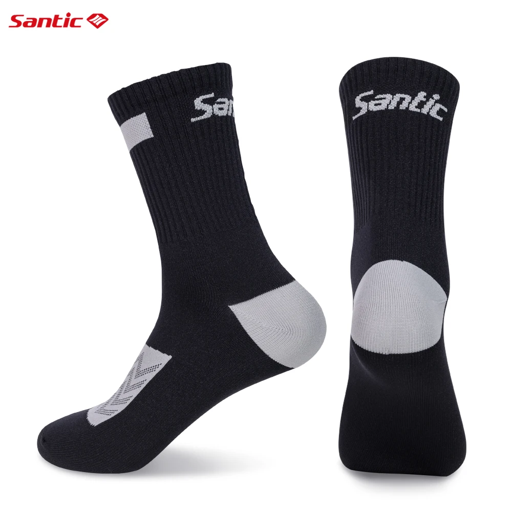 Santic Cycling Socks Unisex Men Women Outdoor MTB Bike Road Riding Socks Breathable Comfortable Sweat Absorbent Sports Socks