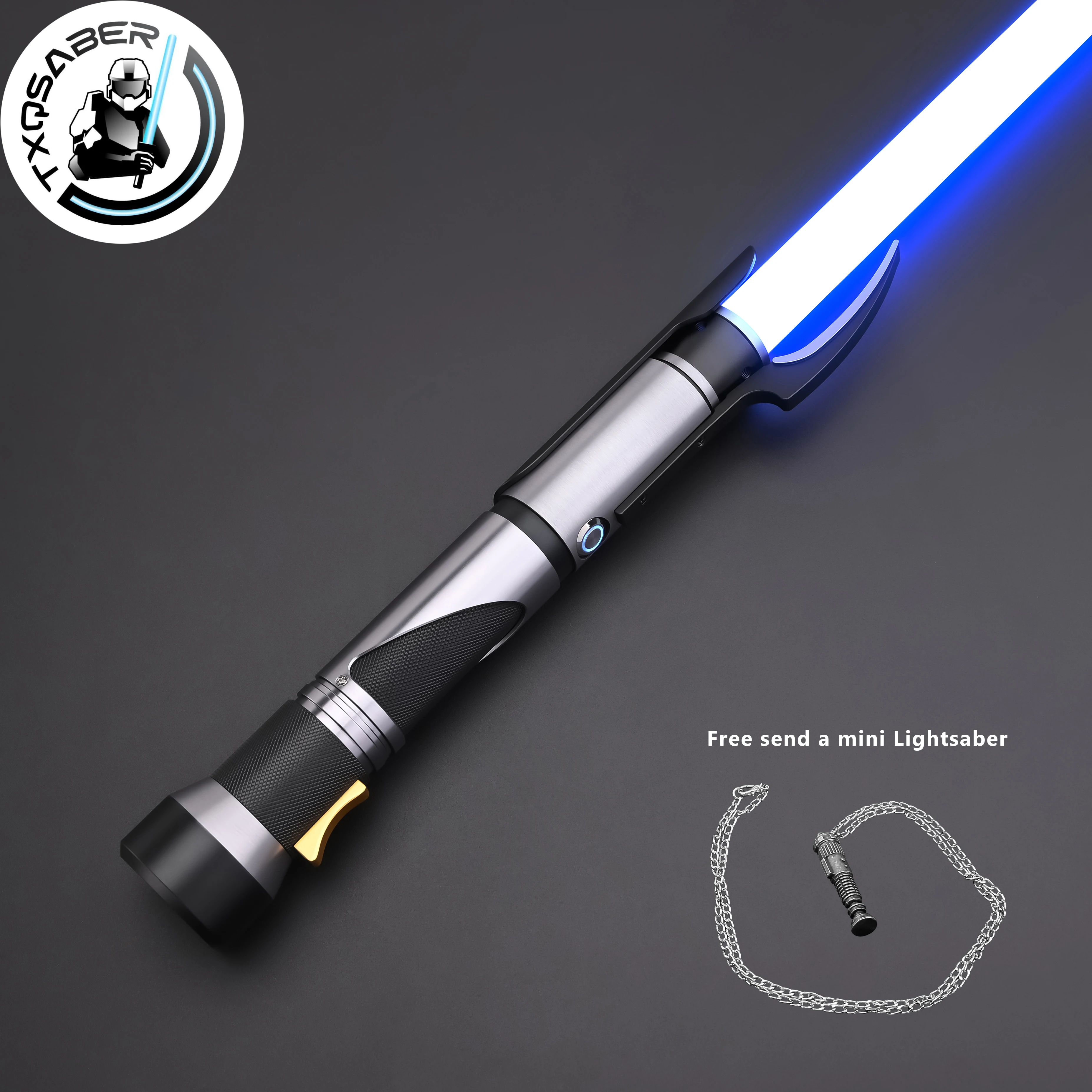 

TXQSABER Световой меч Dooku SE Лазерный меч Smooth Swing Blaster FOC Металлическая рукоять Тяжелый дуэльный световой меч для взрослых Игрушки для косплея