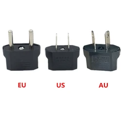 2pcs Portable American or European Travel Charger Socket US AU EU Electrical Plug Adapter AC Power Outlet Converter