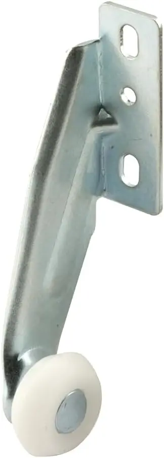 

Drawer Track Roller 13/16 In. Right Hand 5 Pack for Slide Systems, Steel Bracket Plastic Convex Wheels Smooth Operation