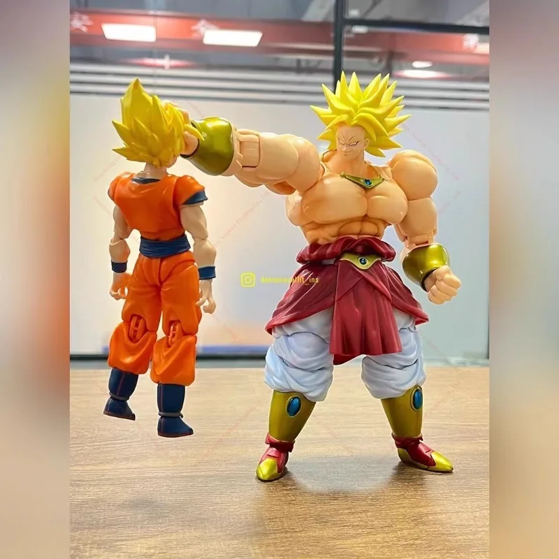 Demoniacal Fit Dragon Ball Z SHF Super Saiyan SSJ Legendary Berserker Broly Broli Anime Action Figure Model Toys