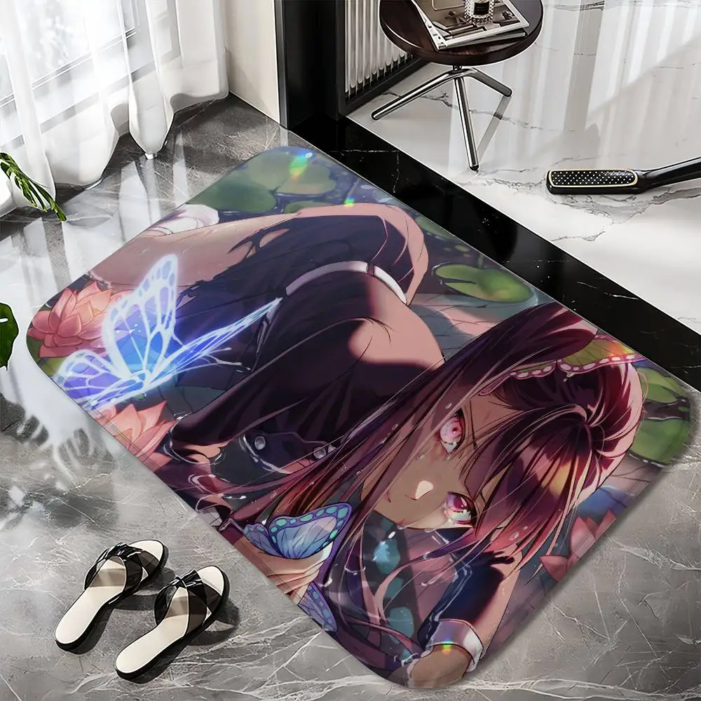 

Demon Slayer Floor Mat Printed Large Carpets Room And Bedroom Carpets Bathroom Anti Slip Door MATS Small Carpets
