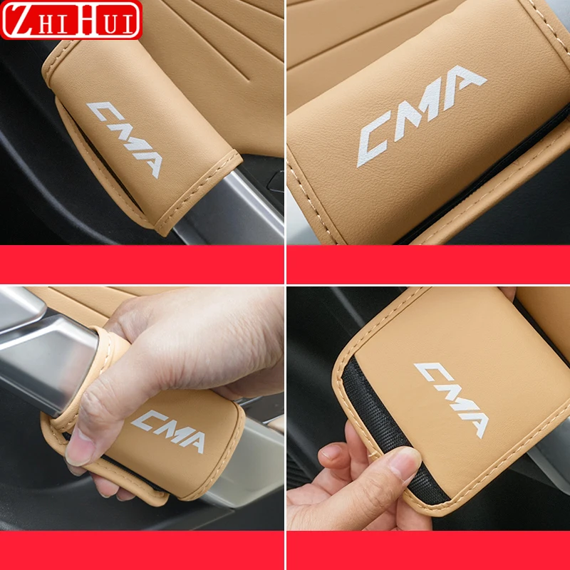 For Geely Atlas 2nd Gen Starray 2024 2023 Car Inner Door Handle Cover Protective Leather Cover Scratch Resistant Accessories