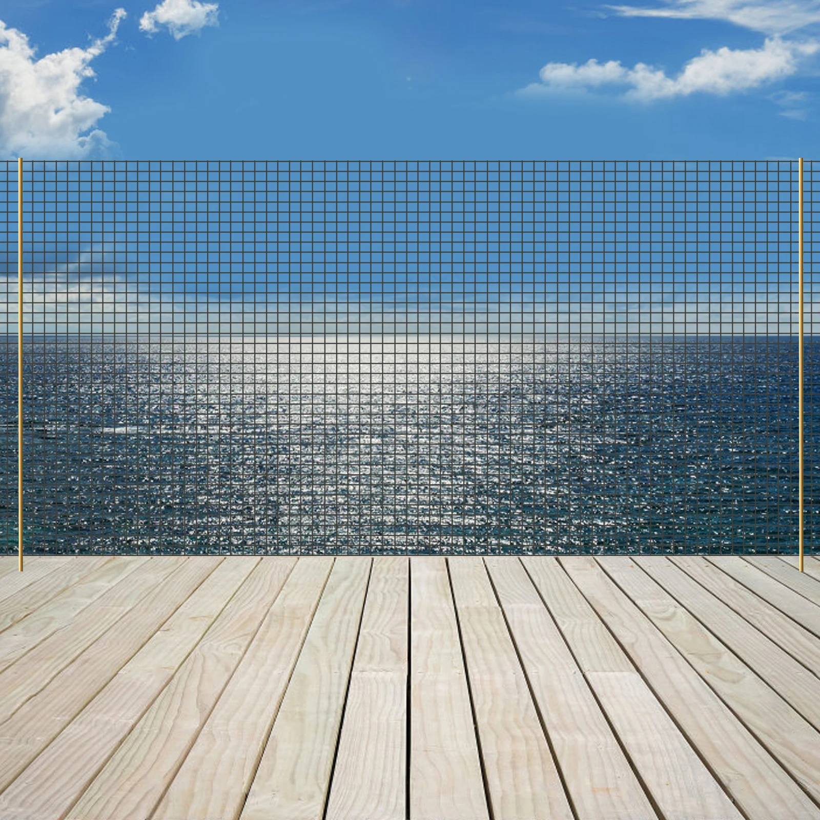 Metal Mesh, 1/2" Hole, High-Quality Hardware, Protective for Chickens, Rabbits, and Gardens, Corrosion and Rust-Resistant,