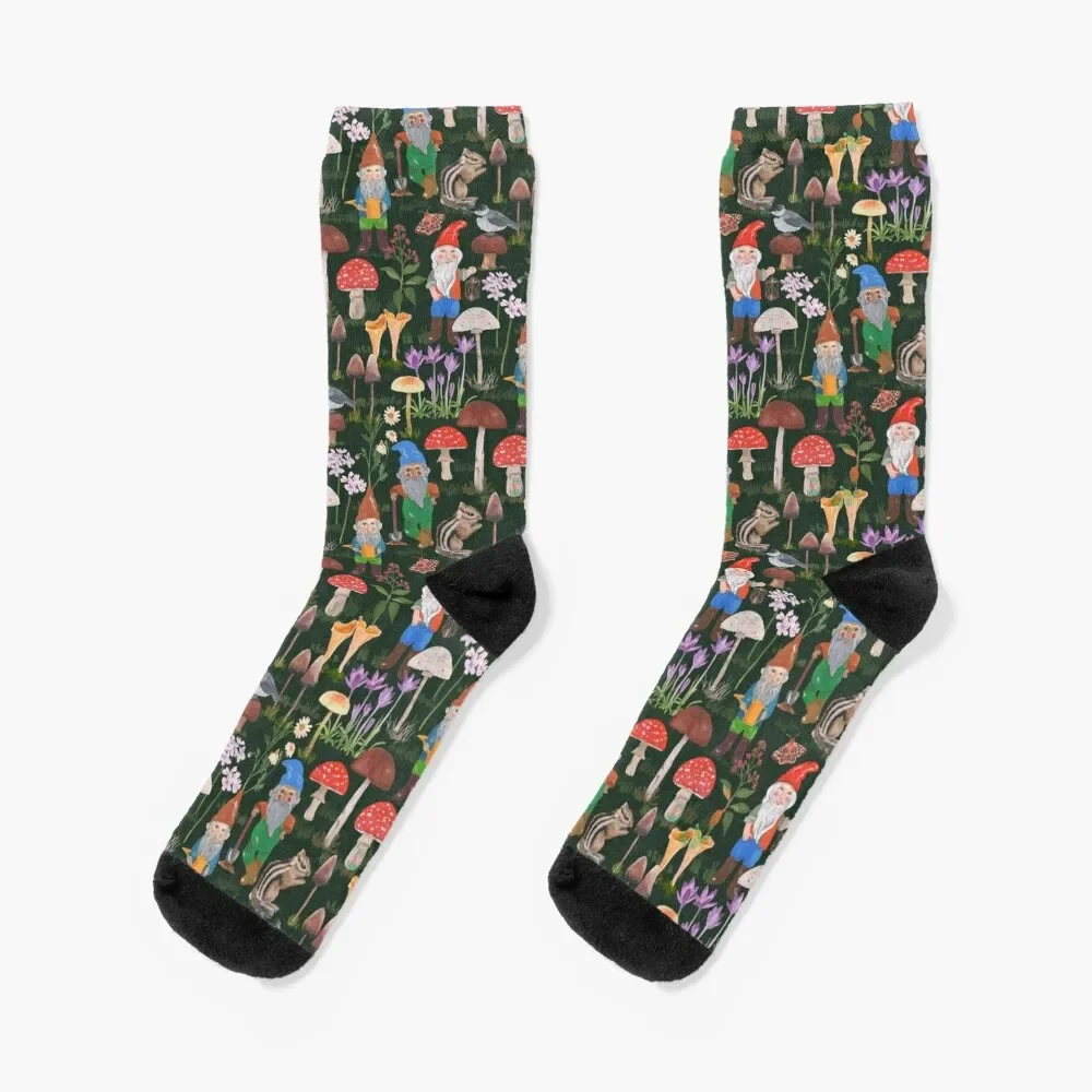 

The Gnome World Socks kawaii Run winter funny gifts Men's Socks Luxury Women's