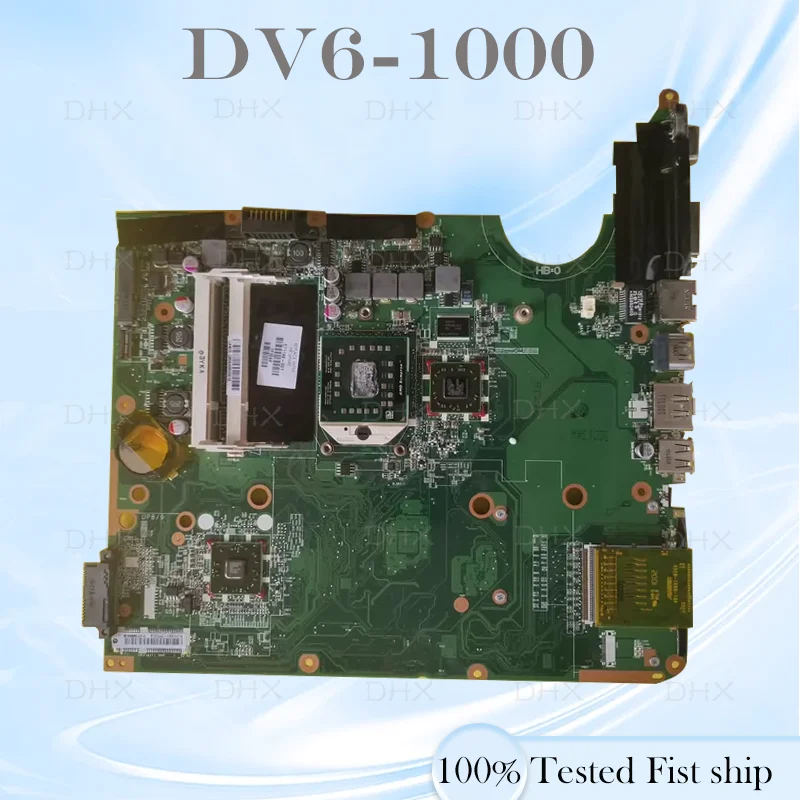 571186-001 For HP DV6-1000 motherboard AMD Sempron SMM120SB012GQ CPU Dual core notebook 100% Tested Full work be Fast ship