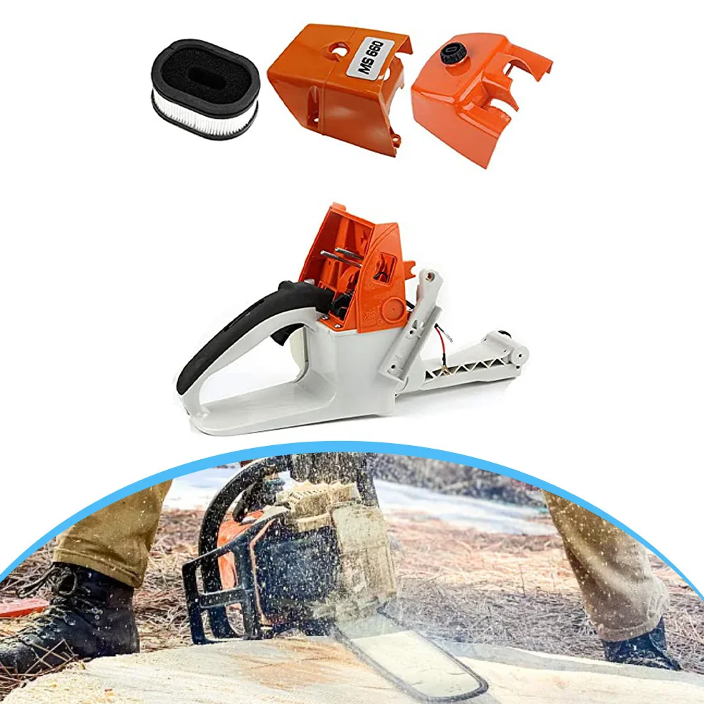 /Rear /Handle /Fuel Tank Housing Air Filter Shroud For MS660 MS650 MS640 066 Chainsaw Parts Replacement Kit