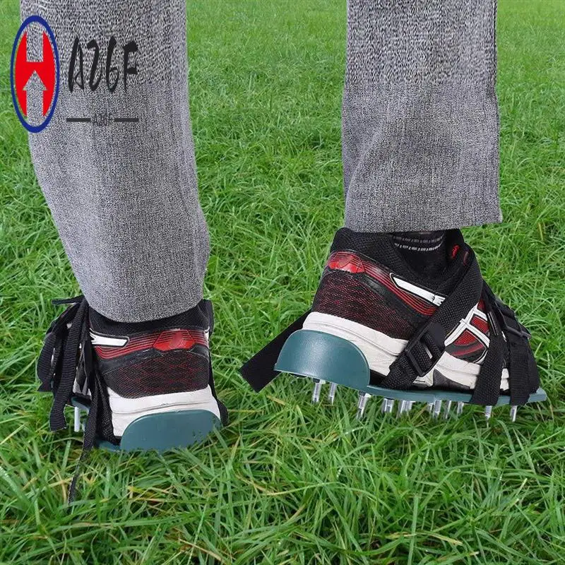 

A26F-1 Pair Of Lawn Aerator Shoes For Grass, Lawn Lawn Soil Loosening Aerator Spiked Shoes Gardening Tool For Outdoor