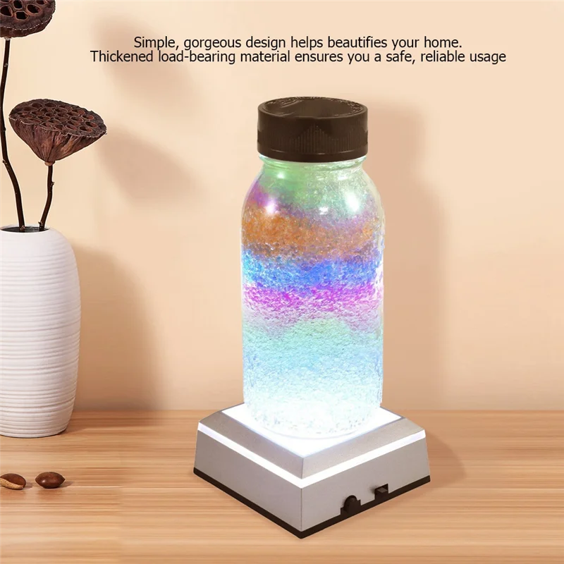 Espositore base lampada a LED per base lampada sfera di cristallo touch induttivo in vetro artistico B-AT36