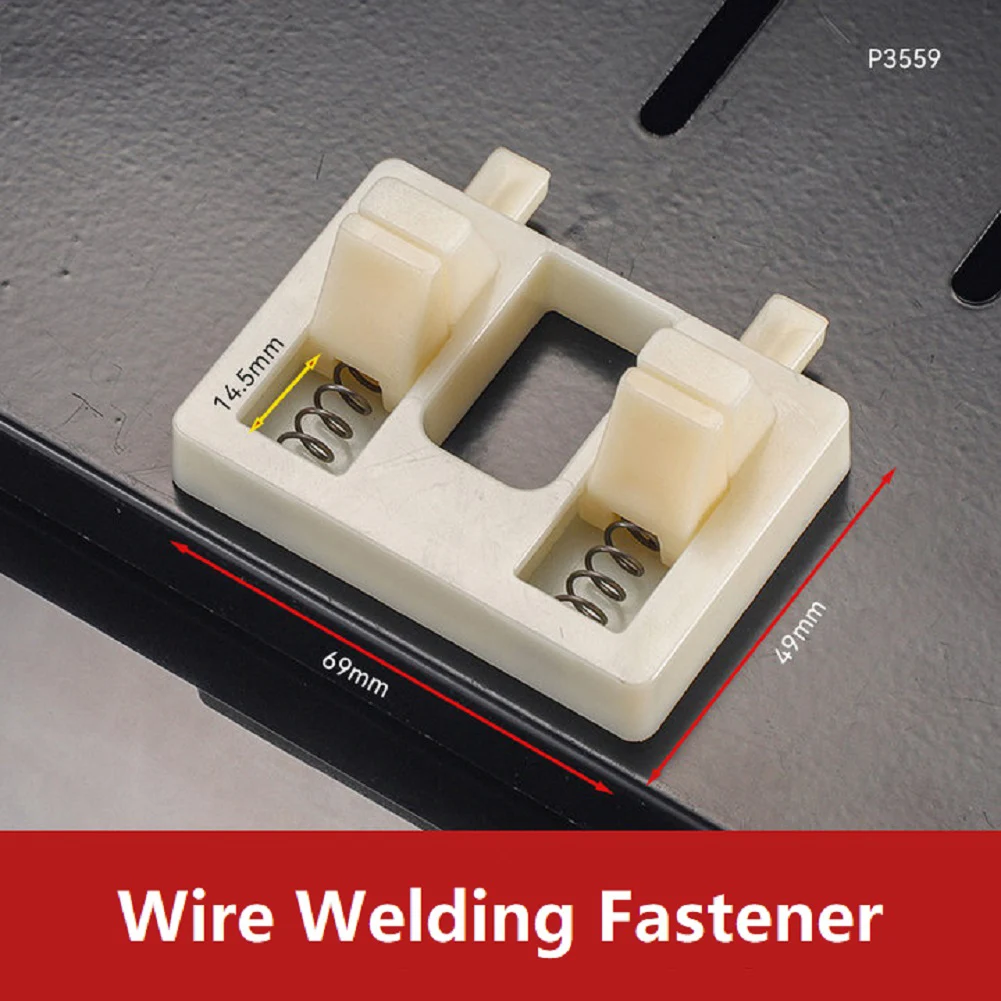 2pcs Electric Wire Welding Fixture Dual Spring Holder For Home DIY Welding Repair Tools 1.0mm To 7.3mm Spring Clips Accessories