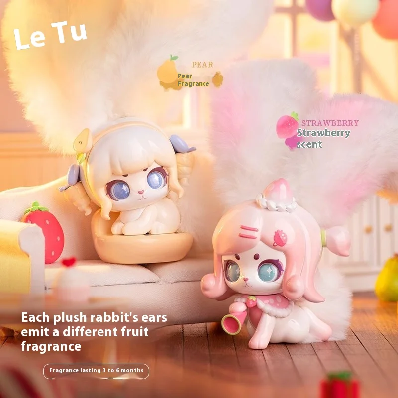 

Original In Stock Kabutu Wonderful Fruit Series Trendy Play Blind Box Comes With Fragrance Doll Color Changing Model Handmade