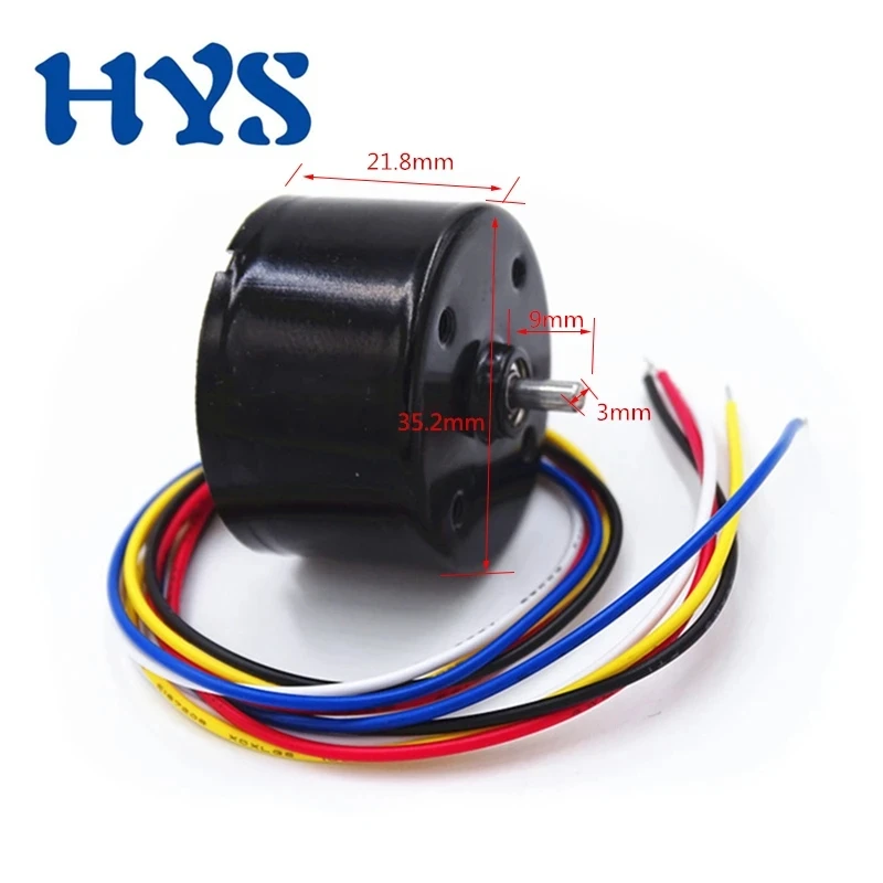3525 DC Brushless Motor with Signal Speed Measurement PWM Speed Regulation Motor Controller BLDC 12V 24V Motor