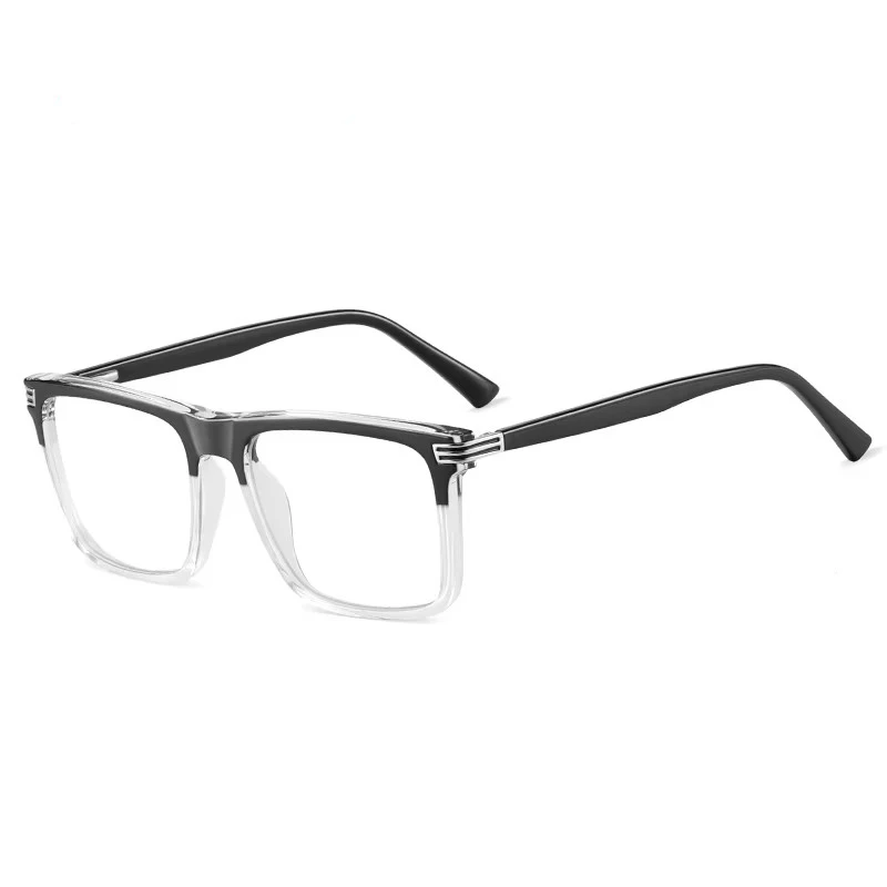 93556 Squre Men Eyeglasses Frame Science Geek Eye Protection Optical Glasses Youth Style Male College Students Eyewear view 5