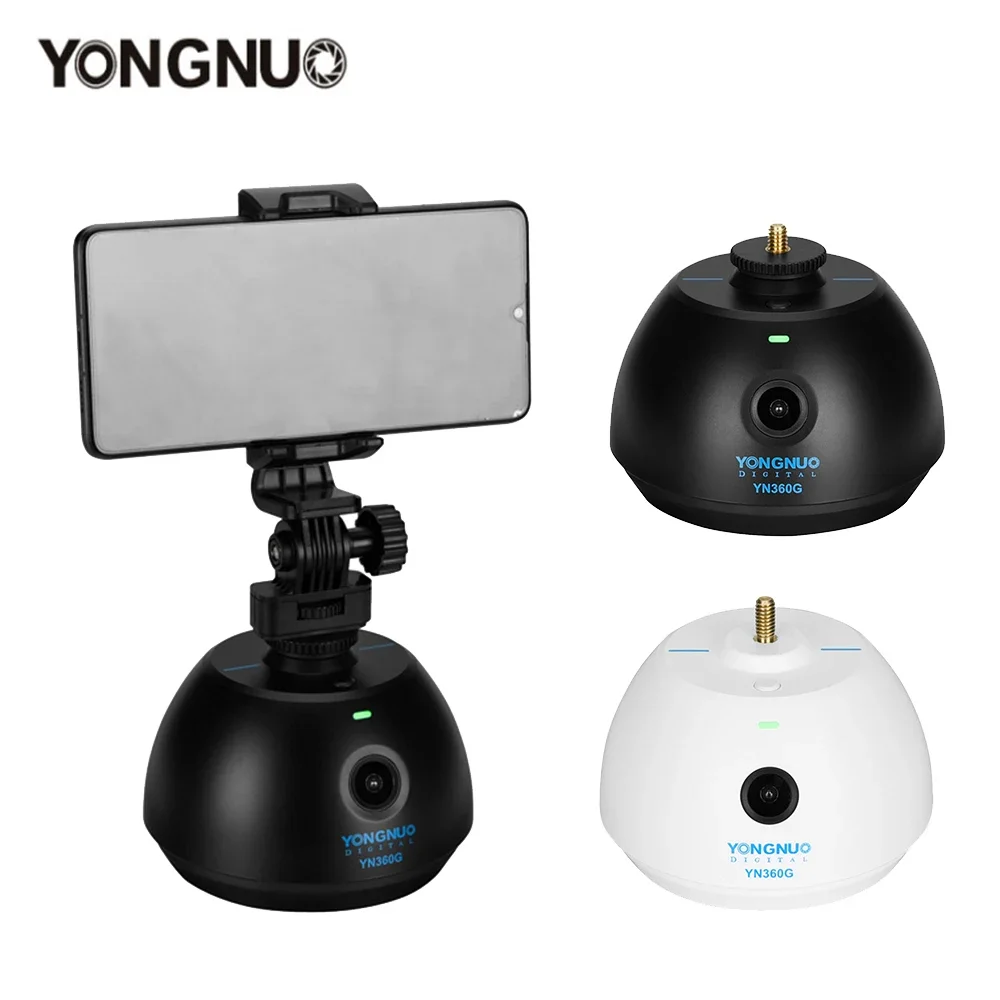 

Yongnuo YN360G Smart 360° Rotation Auto Smart Shooting Selfie Stick Intelligent Phone Holder for Camera Smartphone Broadcast