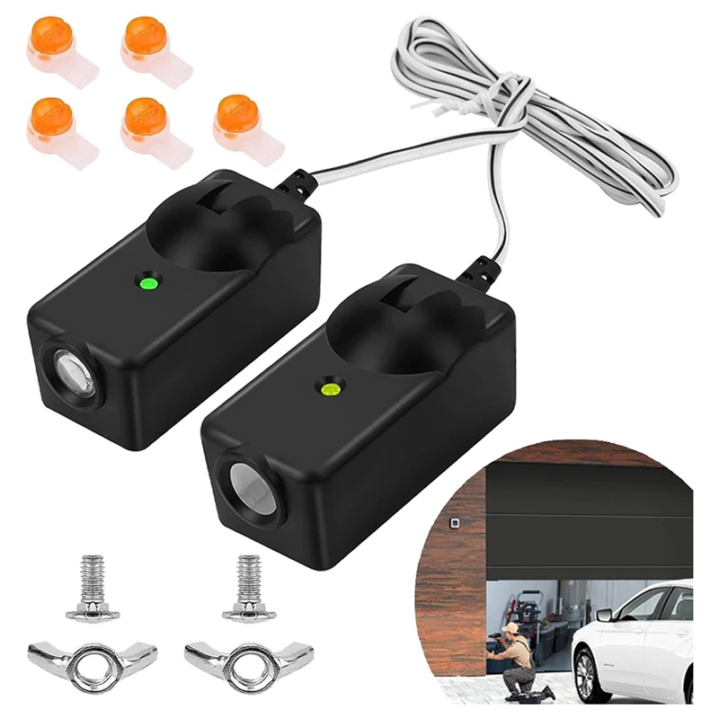 New-41A5034 Garage Safetysensor Kit Compatible,Garage Door Openers, Garage Door Sensors,Replacement G801CB-P 801CB 041-0136