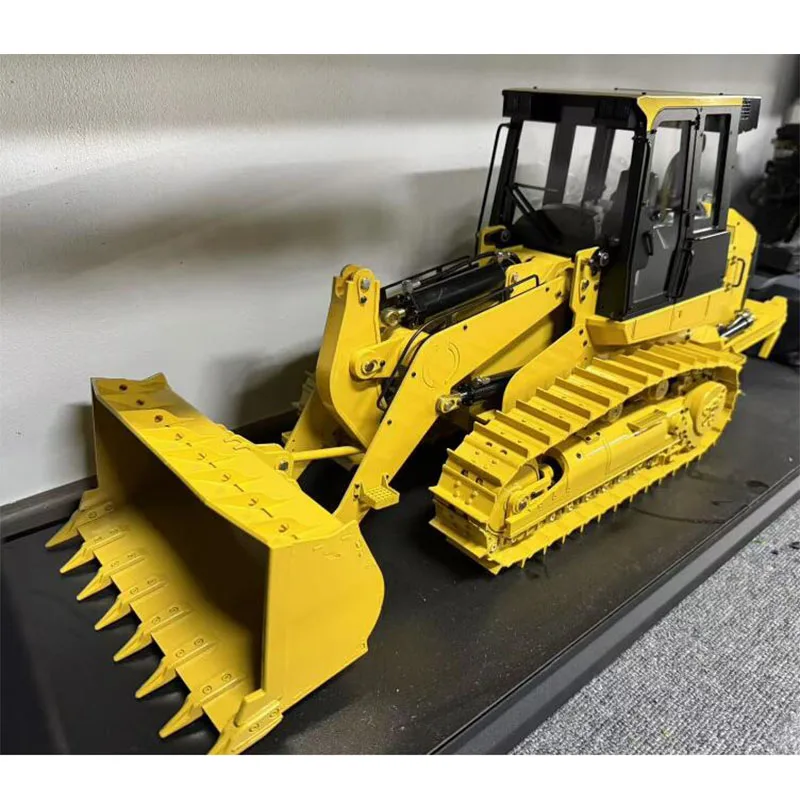 1/14 JDM-188 Crawler Loader Hydraulic Forklift 963D Bulldozer Model Full Metal Forklift Remote Control Model Toy High-end Birthd