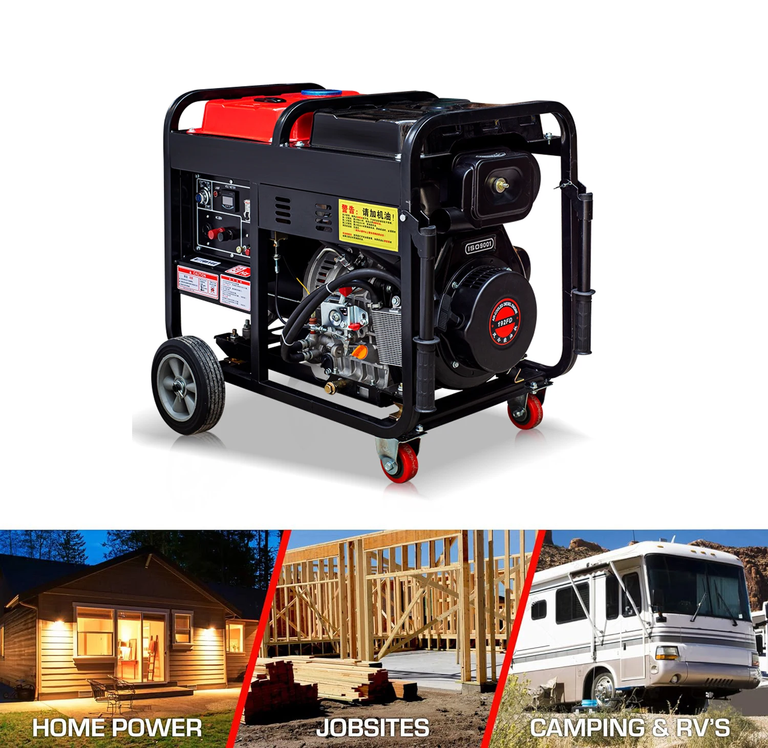 Hot sale 15kw-22kw silent generator small  s with remote start 20kva single cylinder open type 