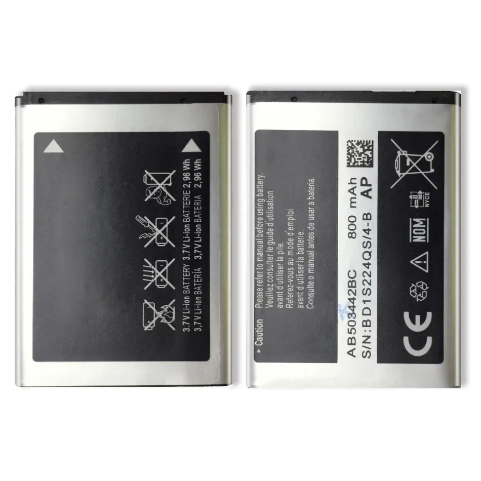 Mobile Phone Batteries For Samsung SGH-B110 E570 E578 J700 J700i J700v J708 E578 J700 J708i J708 T509 AB503442BC Battery